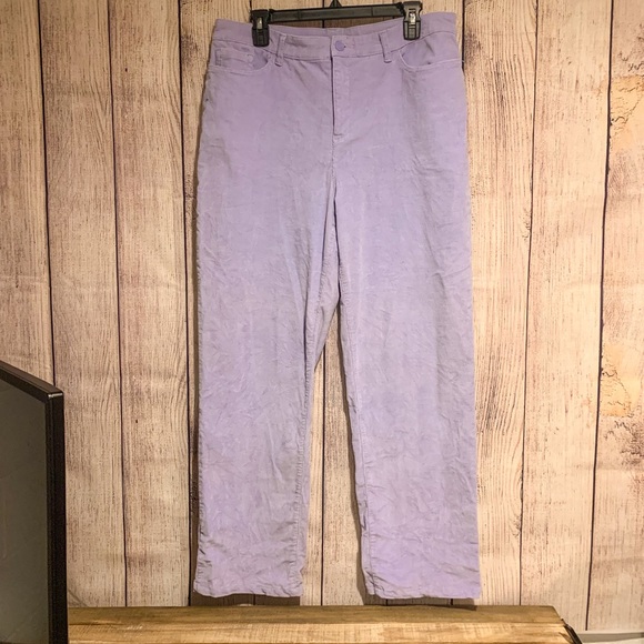 Purple Corduroy Pants - Picture 2 of 4